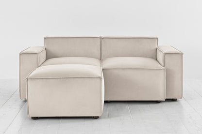 Model 03 2-Seater Left Chaise Sofa, Bone