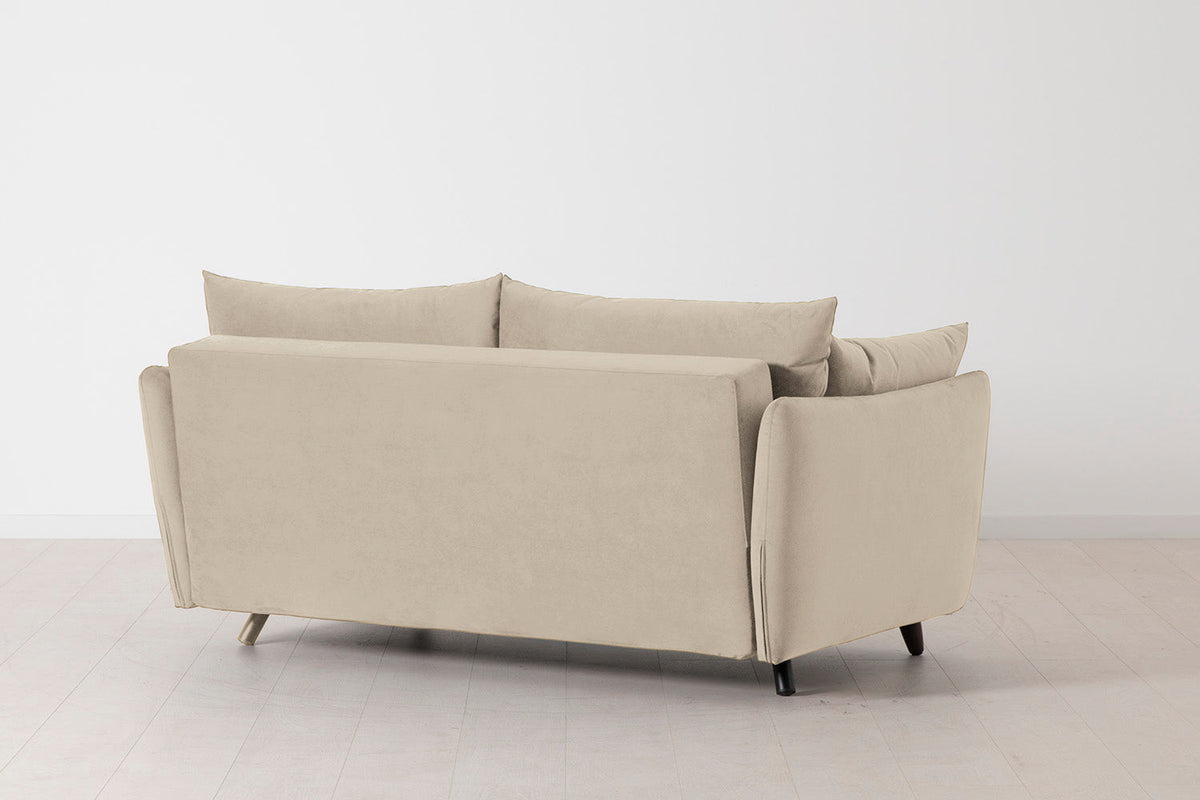 2,5-Sitzer-Schlafsofa Model 08, Knochenweiß