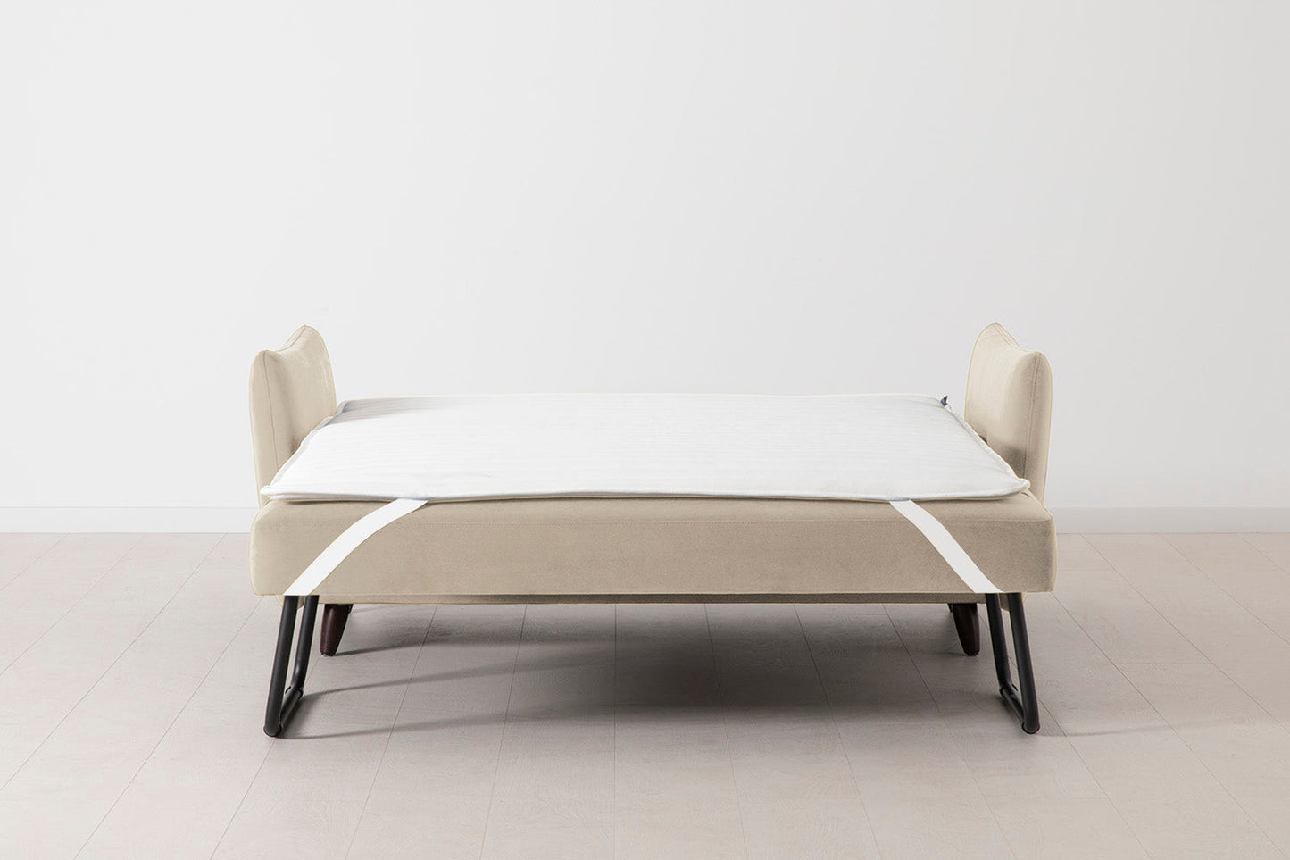 2,5-Sitzer-Schlafsofa Model 08, Knochenweiß