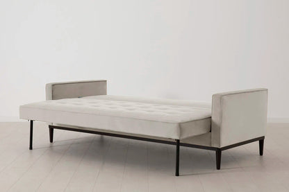 Model 02 Dreisitzer-Schlafsofa , Knochenweiß
