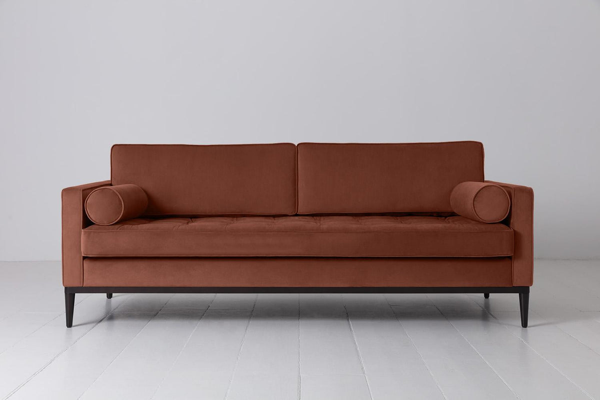 Model 02 3-Seater Sofa, Brick