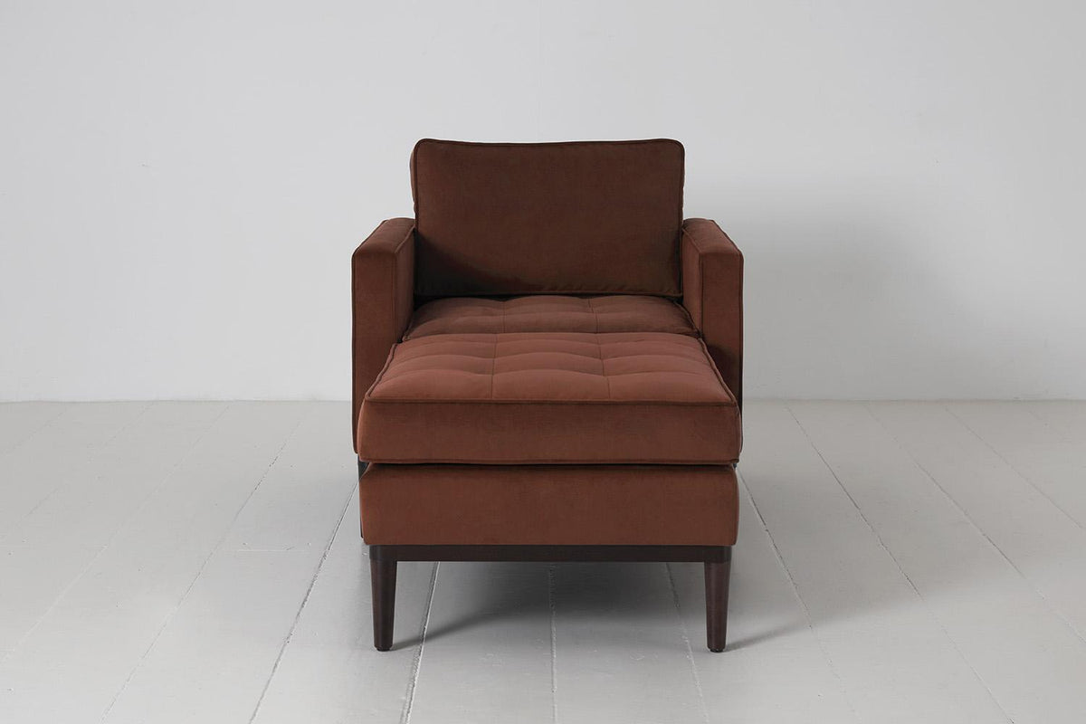 Model 02 Chaise Longue, Brick