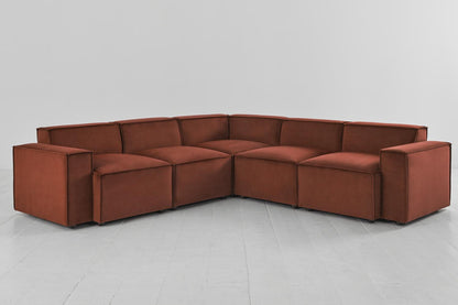 Model 03 Corner Sofa, Brick