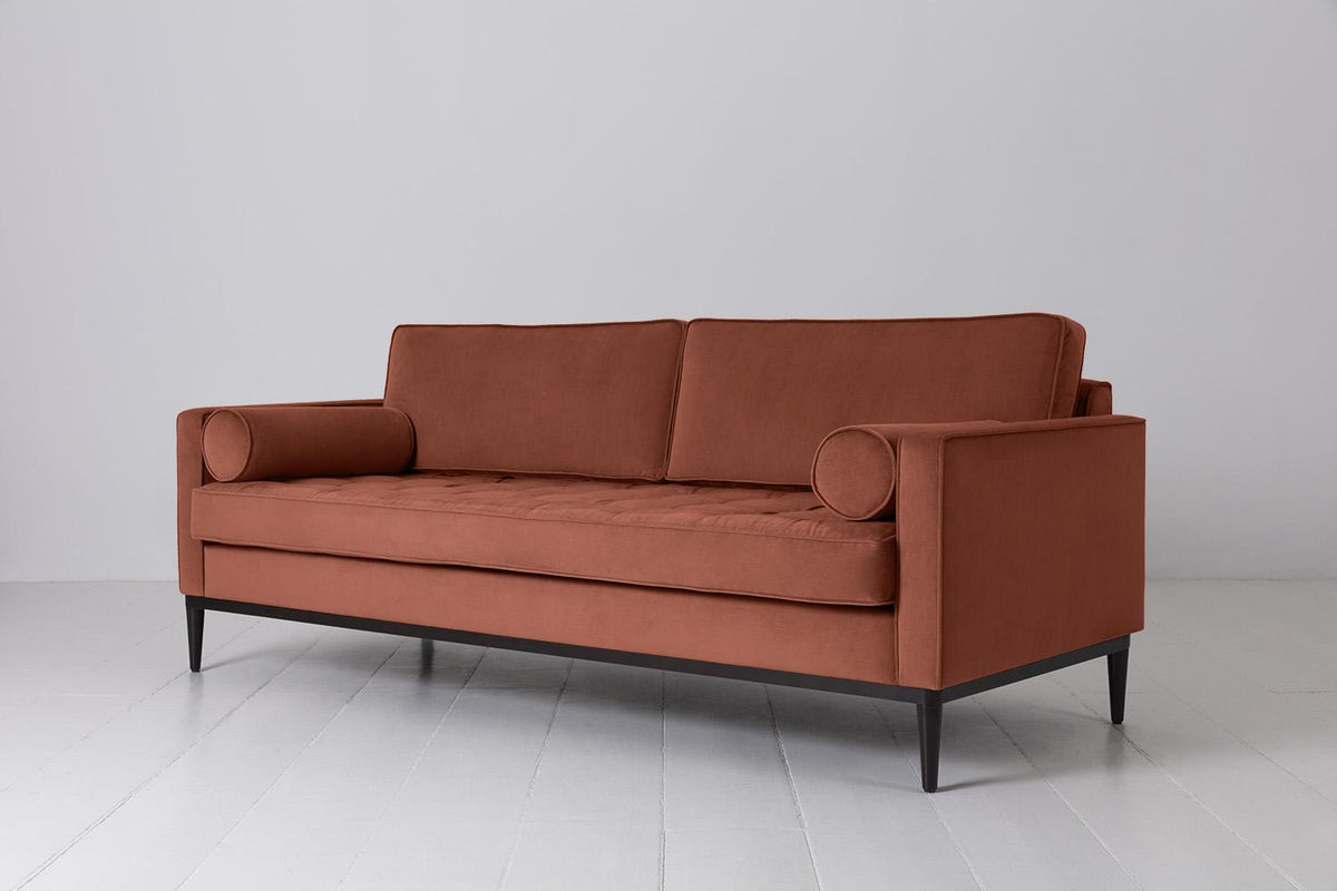Model 02 3-Seater Sofa, Brick