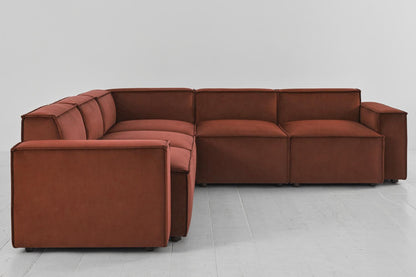 Model 03 Corner Sofa, Brick