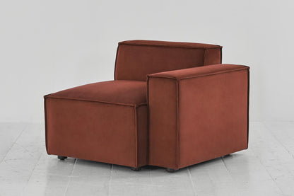 Model 03 Right Arm Sofa Module, Brick