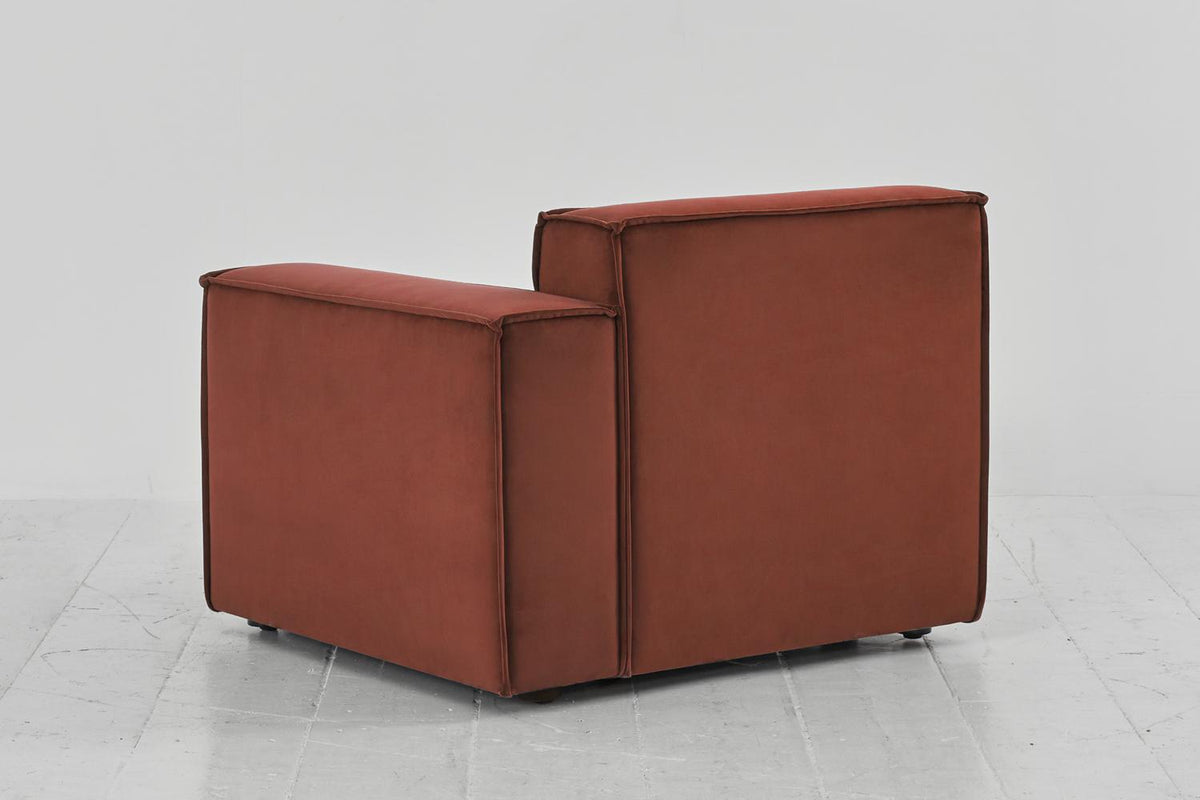 Model 03 Right Arm Sofa Module, Brick