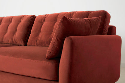Model 10 3-Seater Sofa, Brick
