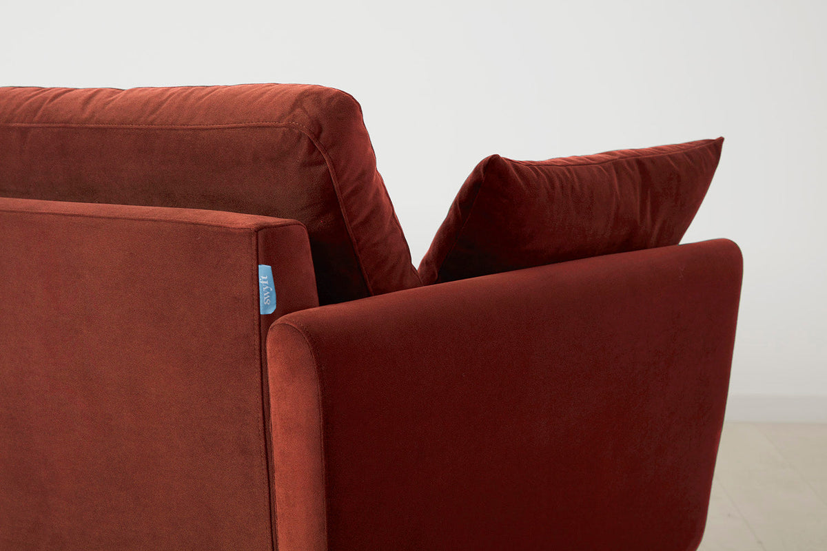 Model 10 2-Seater Sofa, Brick