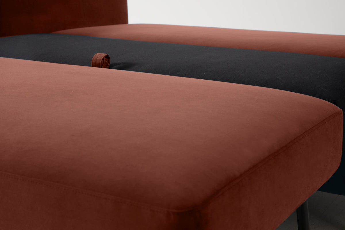 Model 08 Sofa Bed 2.5 Seater, Brick