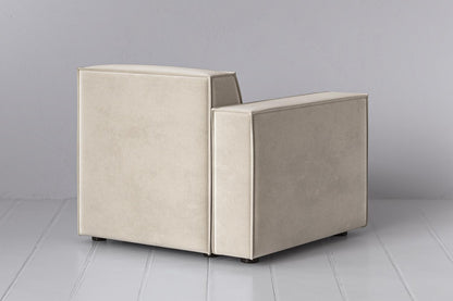 Model 03 Left Arm Sofa Module, Chalk