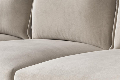 Dreisitzer-Ecksofa Model 06 mit Ecke rechts, Kreideweiß