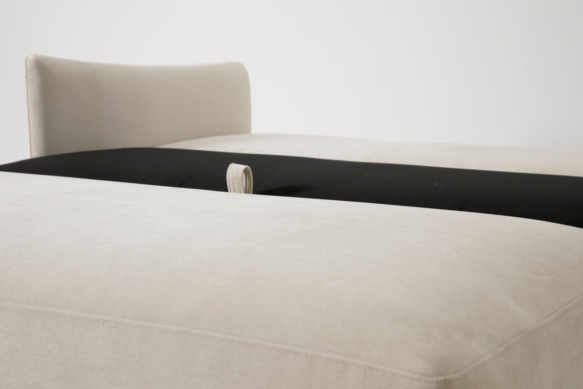 Model 08 Sofa Bed 2.5 Seater, Chalk