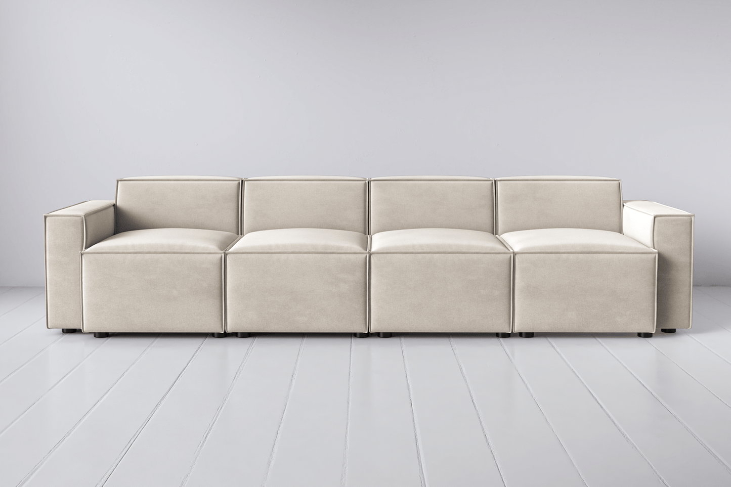 Chalk Image 1 - Model 03 4 Seater in Chalk Front View