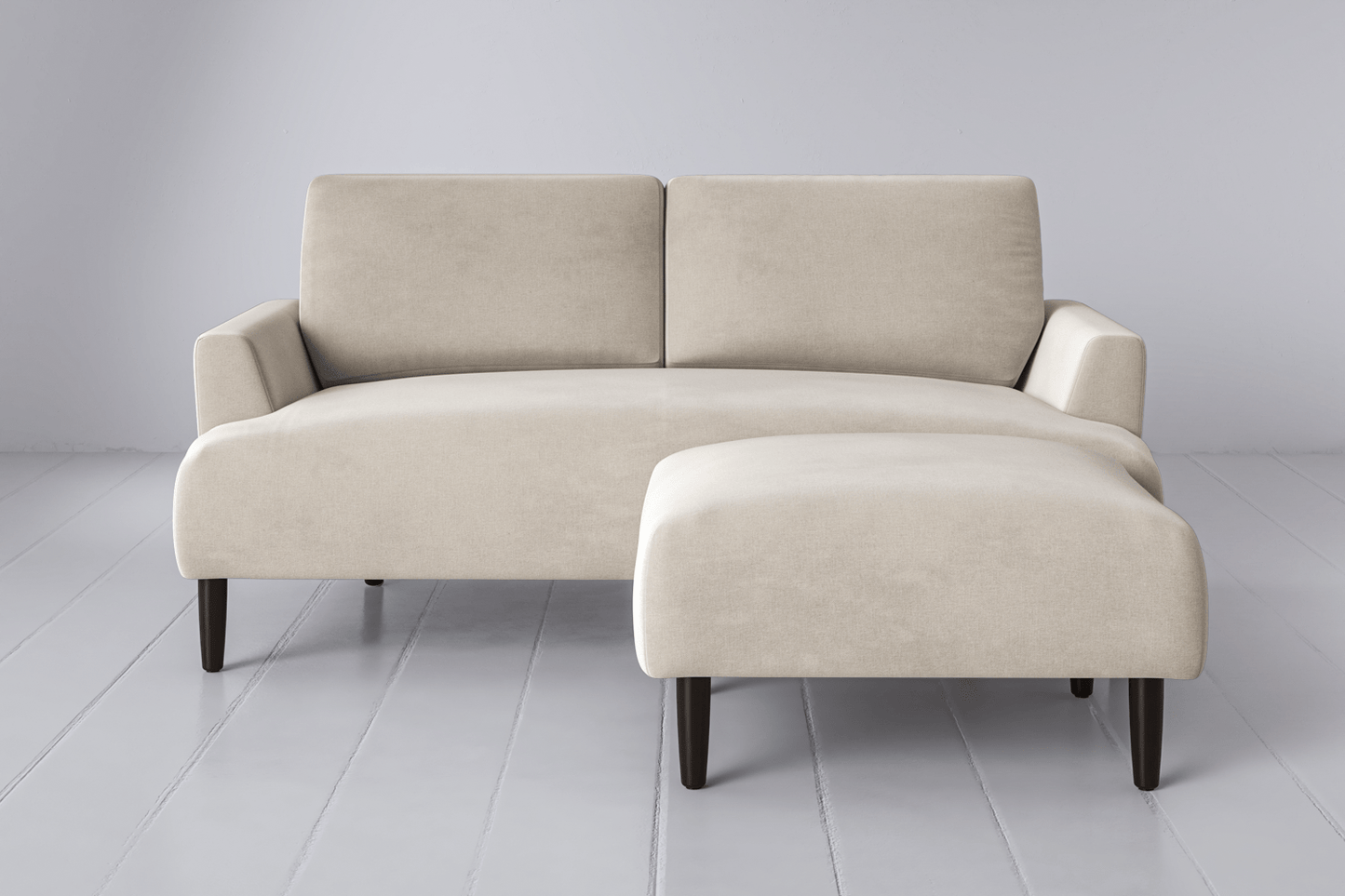 Model 05 Zweisitzer Sofa mit Hocker