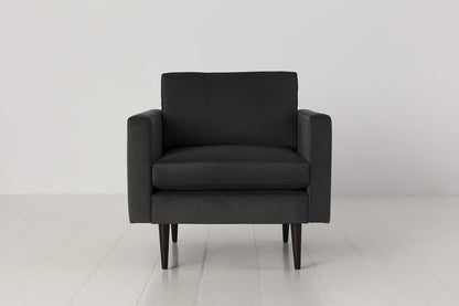 Sessel Model 01, Dunkelgrau