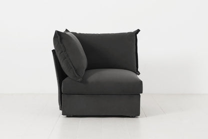 Eckmodul für modulares Sofa Model 06, Dunkelgrau