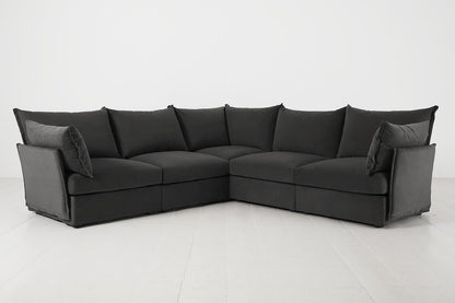 Ecksofa Model 06, Dunkelgrau