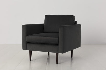Sessel Model 01, Dunkelgrau