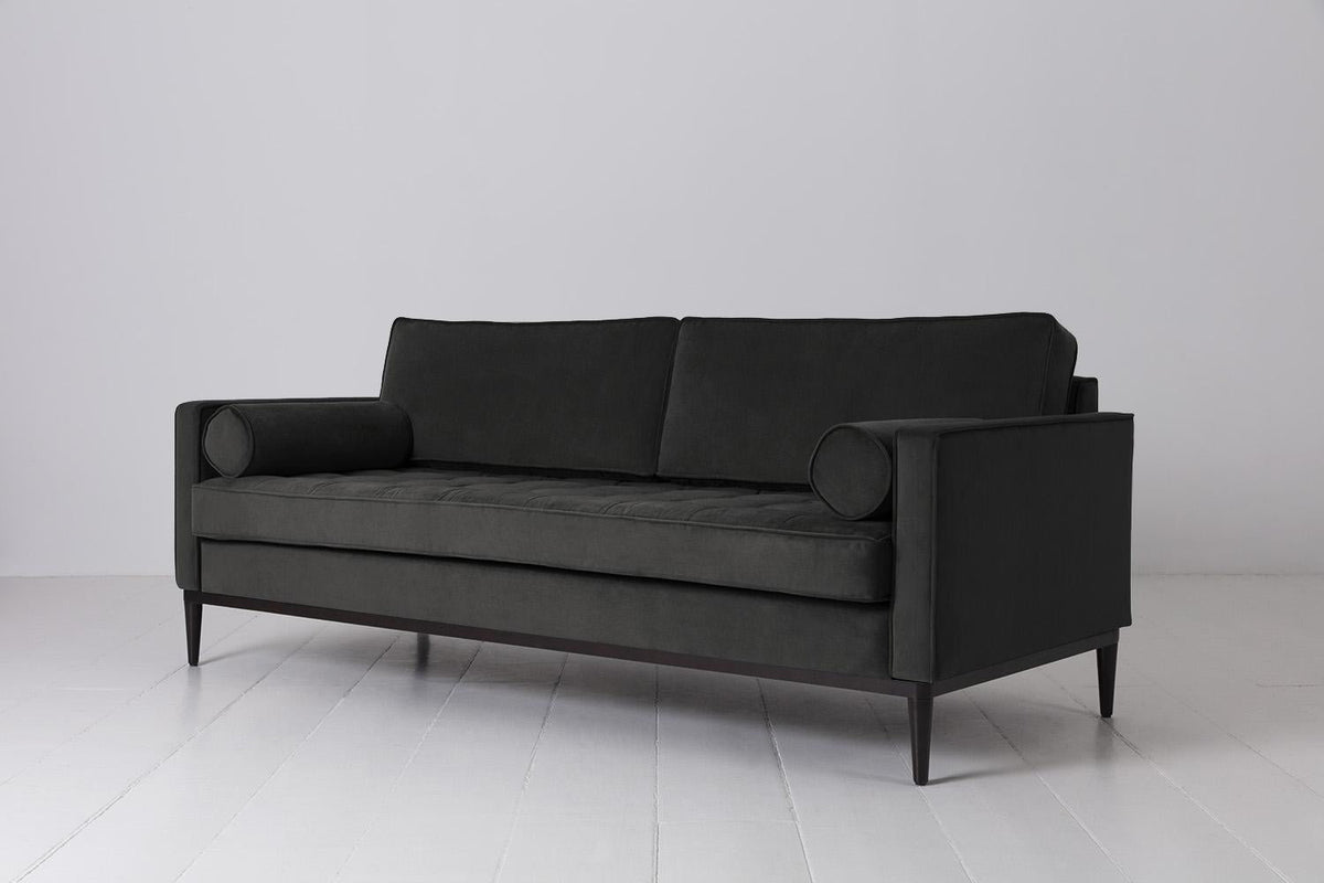 Dreisitzer-Sofa Model 02, Dunkelgrau