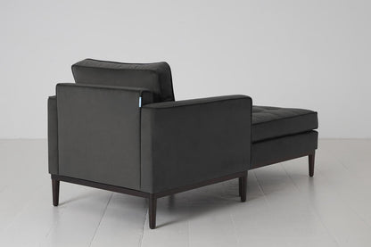 Model 02 Chaise Longue, Charcoal