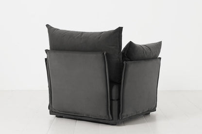 Sessel Model 06, Dunkelgrau