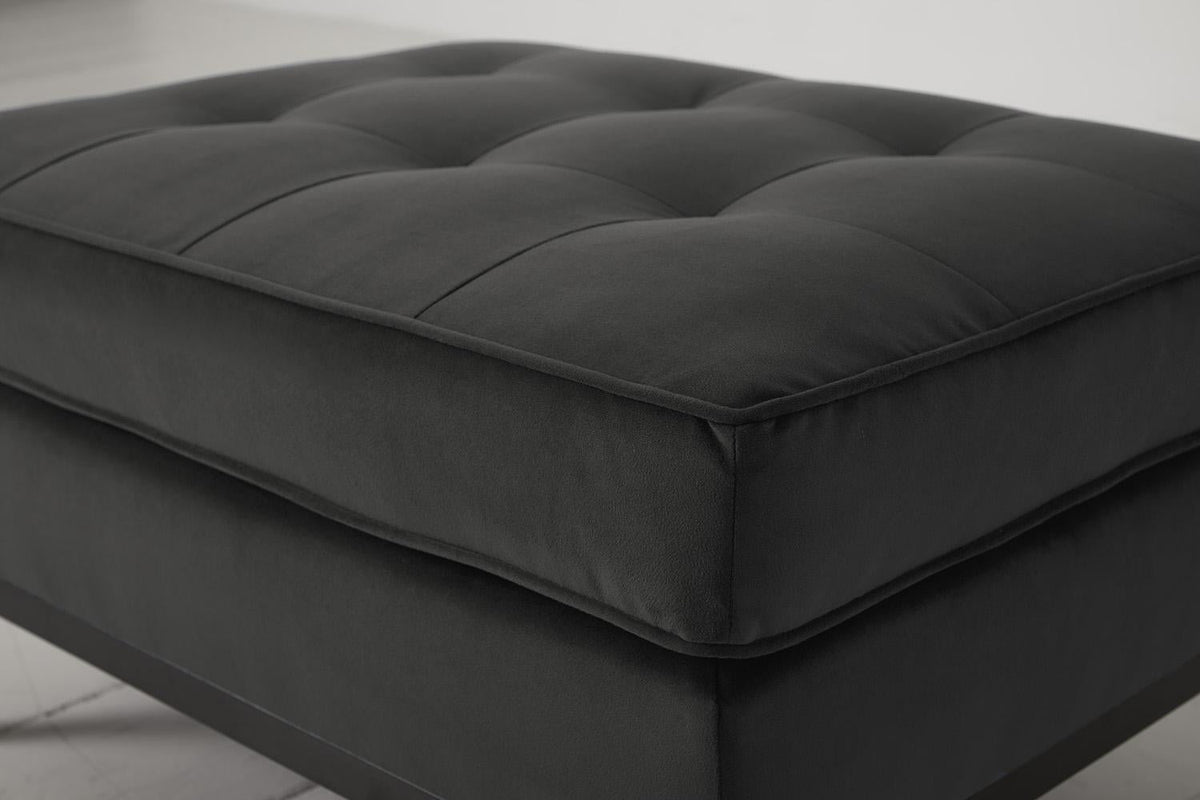 Model 02 Ottoman, Charcoal