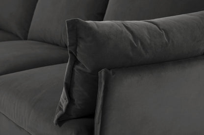 Dreisitzer-Sofa Model 06, Dunkelgrau