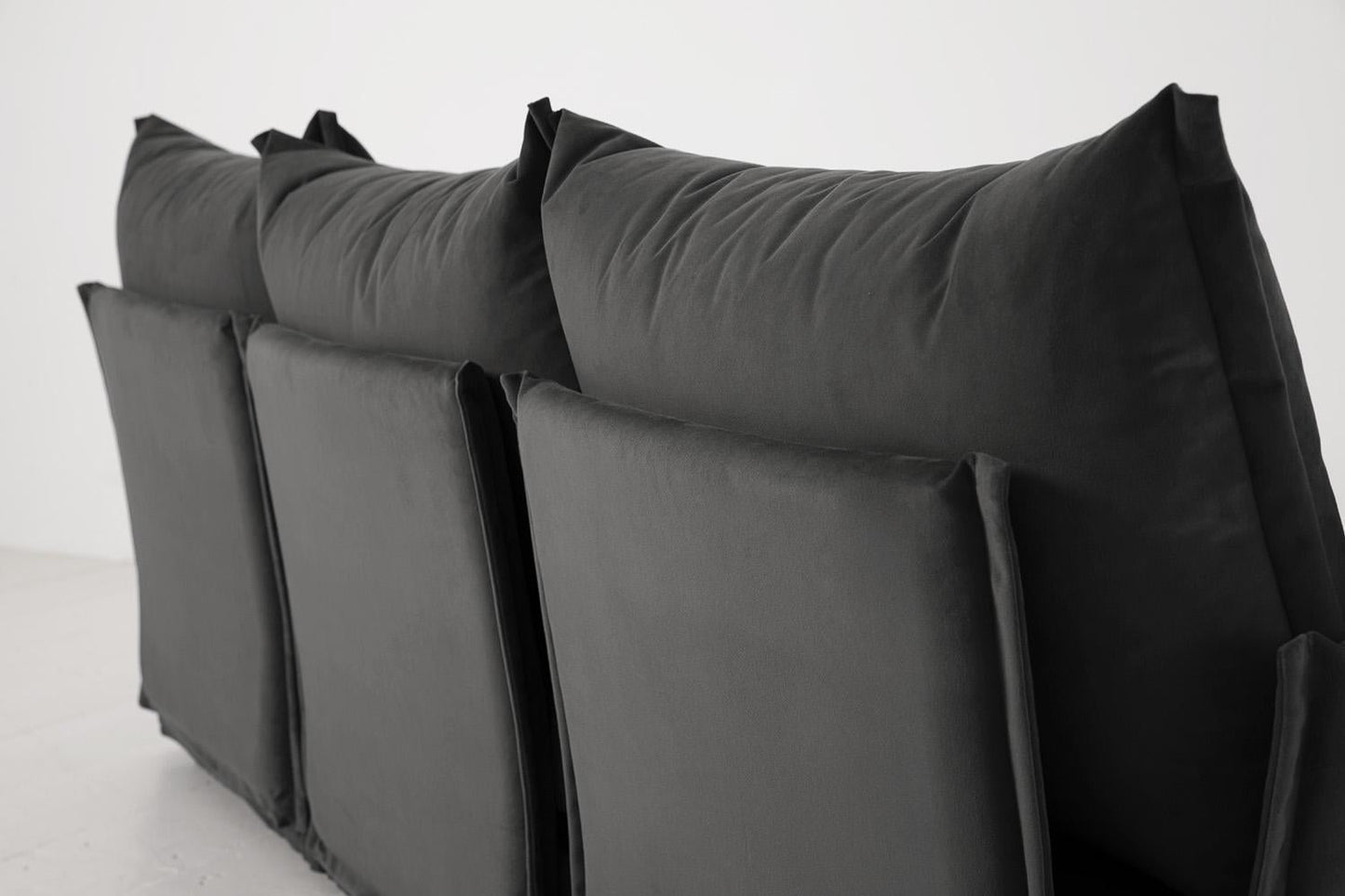 Model 06 3-Seater Left Chaise Sofa, Charcoal