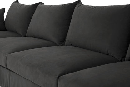 Dreisitzer-Sofa Model 06, Dunkelgrau