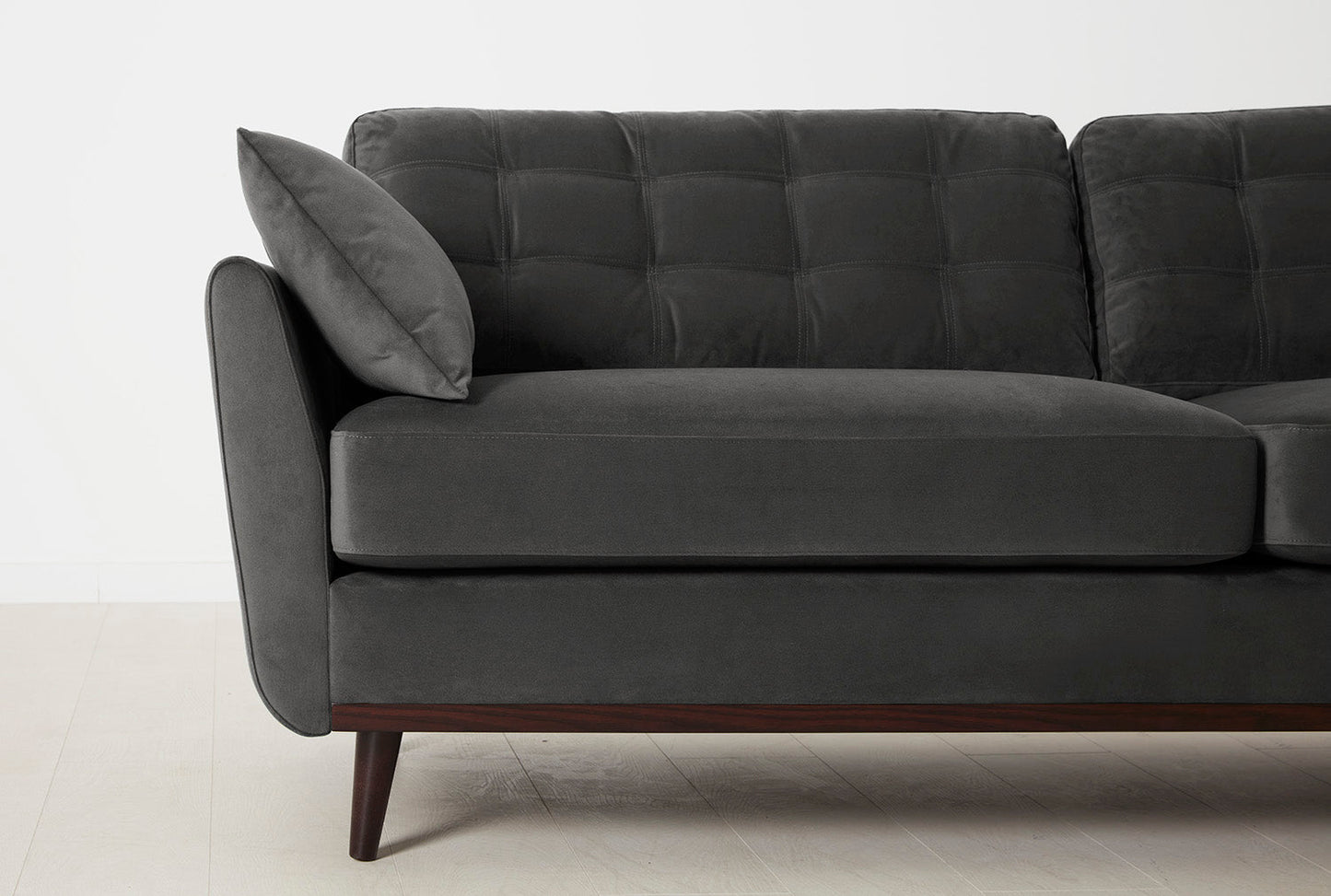 Dreisitzer-Sofa Model 10, Dunkelgrau