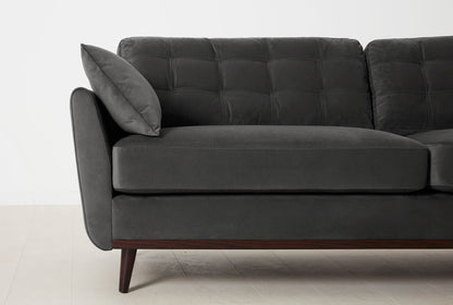 Dreisitzer-Sofa Model 10, Dunkelgrau