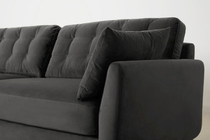 Dreisitzer-Sofa Model 10, Dunkelgrau