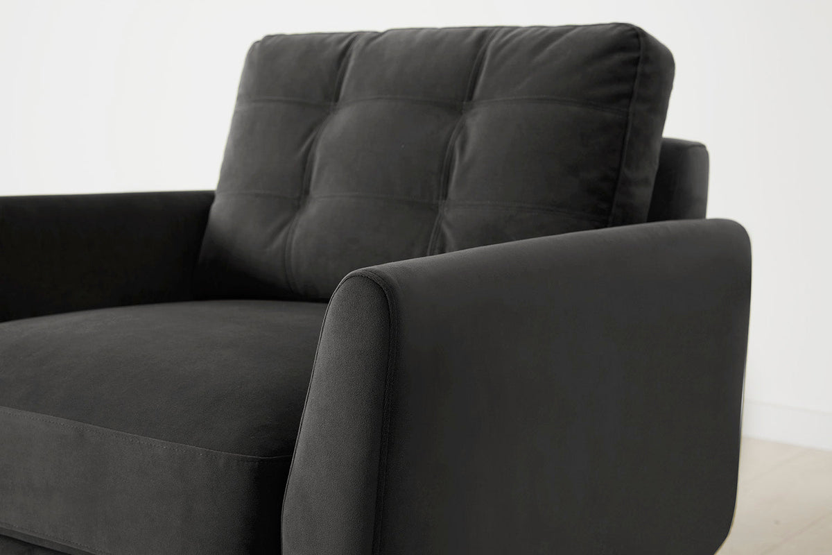 Sessel Model 10, Dunkelgrau