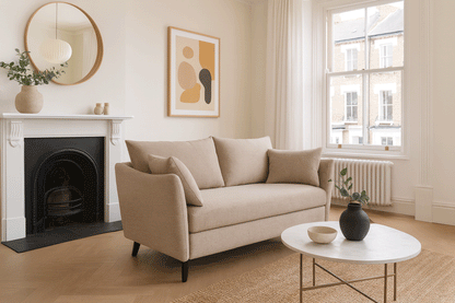 Model 08 Sofa Bed 2 Seater, Pumice