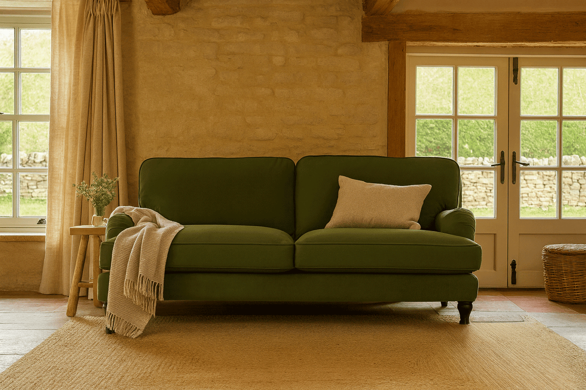 Model 15 3 Seater Sofa, Vine