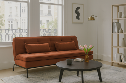 Model 11 Sofa Bed 3 Seater, Brick