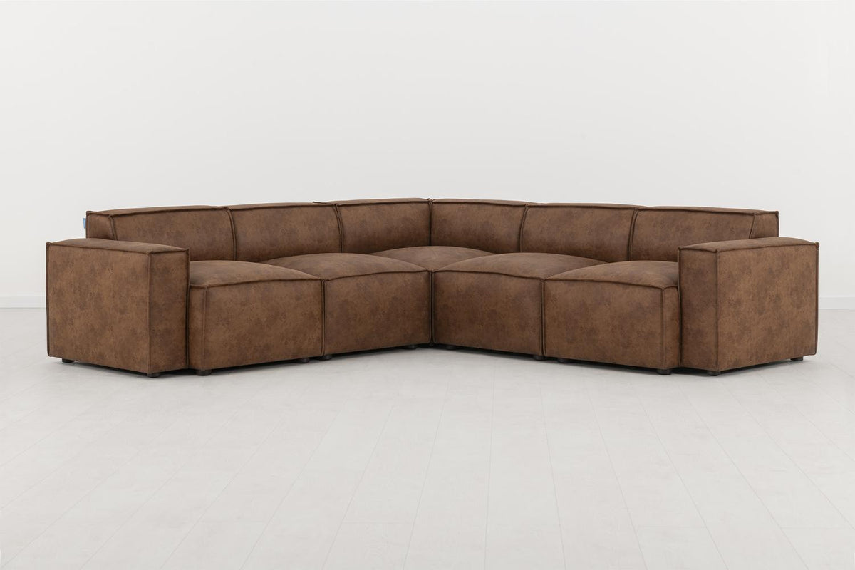 Model 03 Corner Sofa, Chestnut