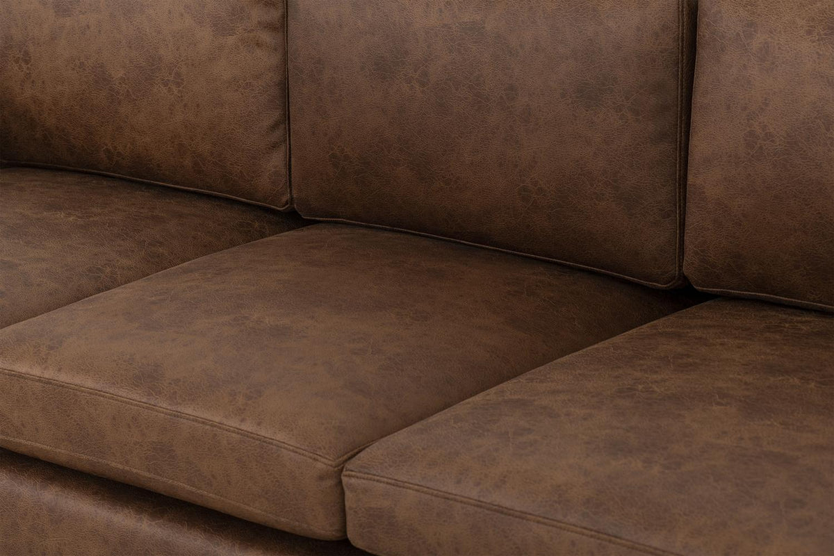Model 01 3-Seater Sofa, Chestnut