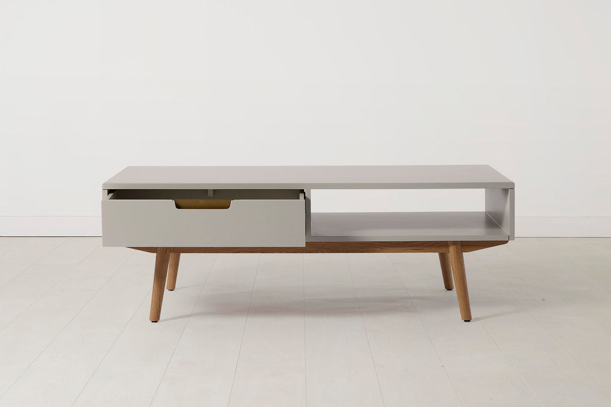 Coffee Table 01, Grey / One drawer