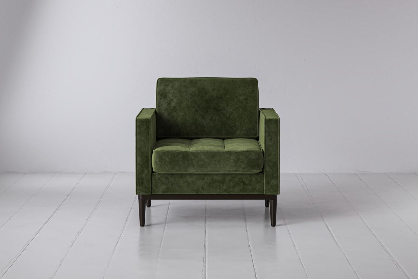 Sessel Model 02, Tannengrün