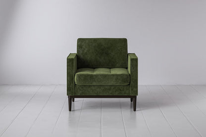 Sessel Model 02, Tannengrün