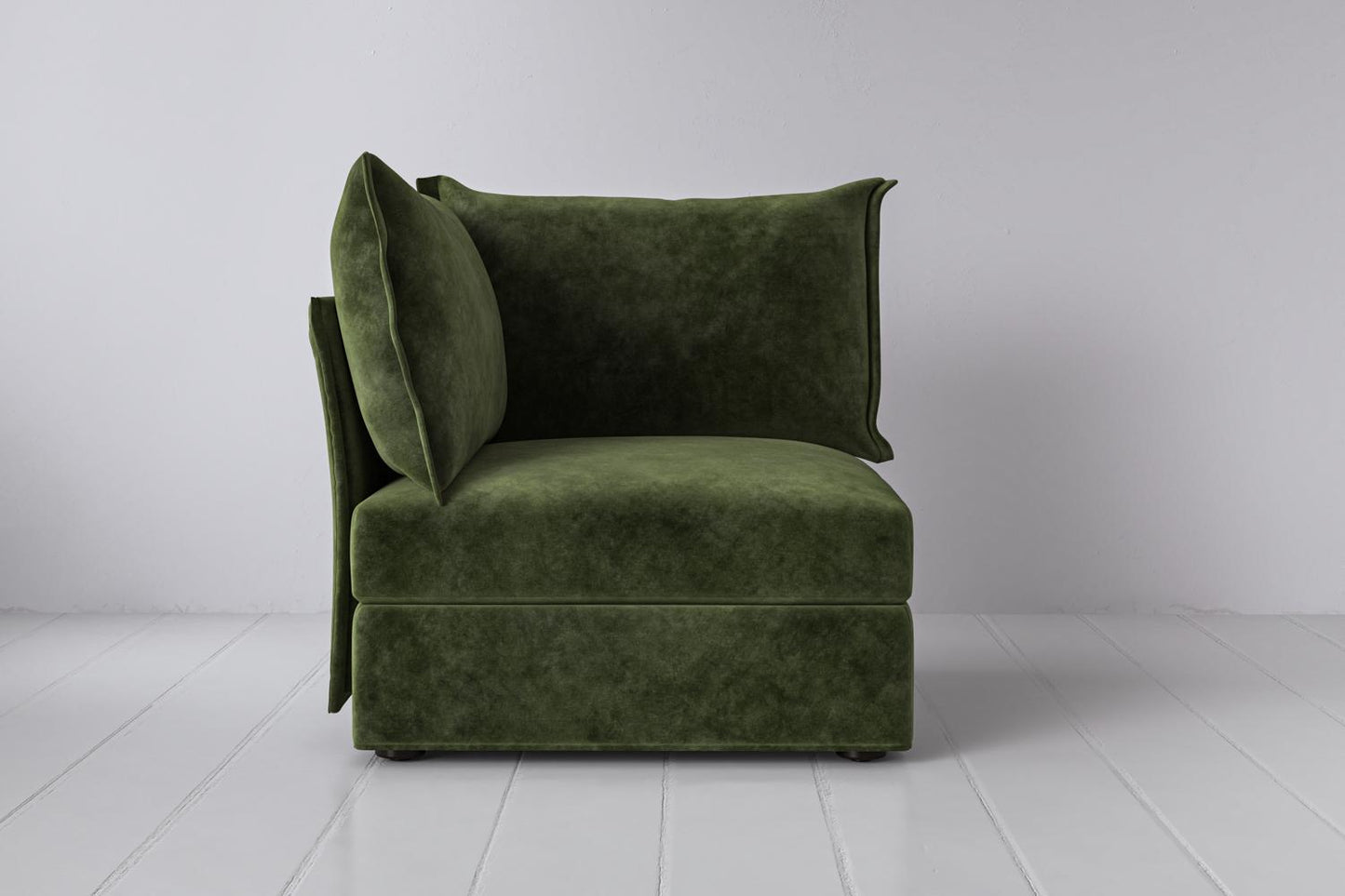 Eckmodul für modulares Sofa Model 06, Tannengrün