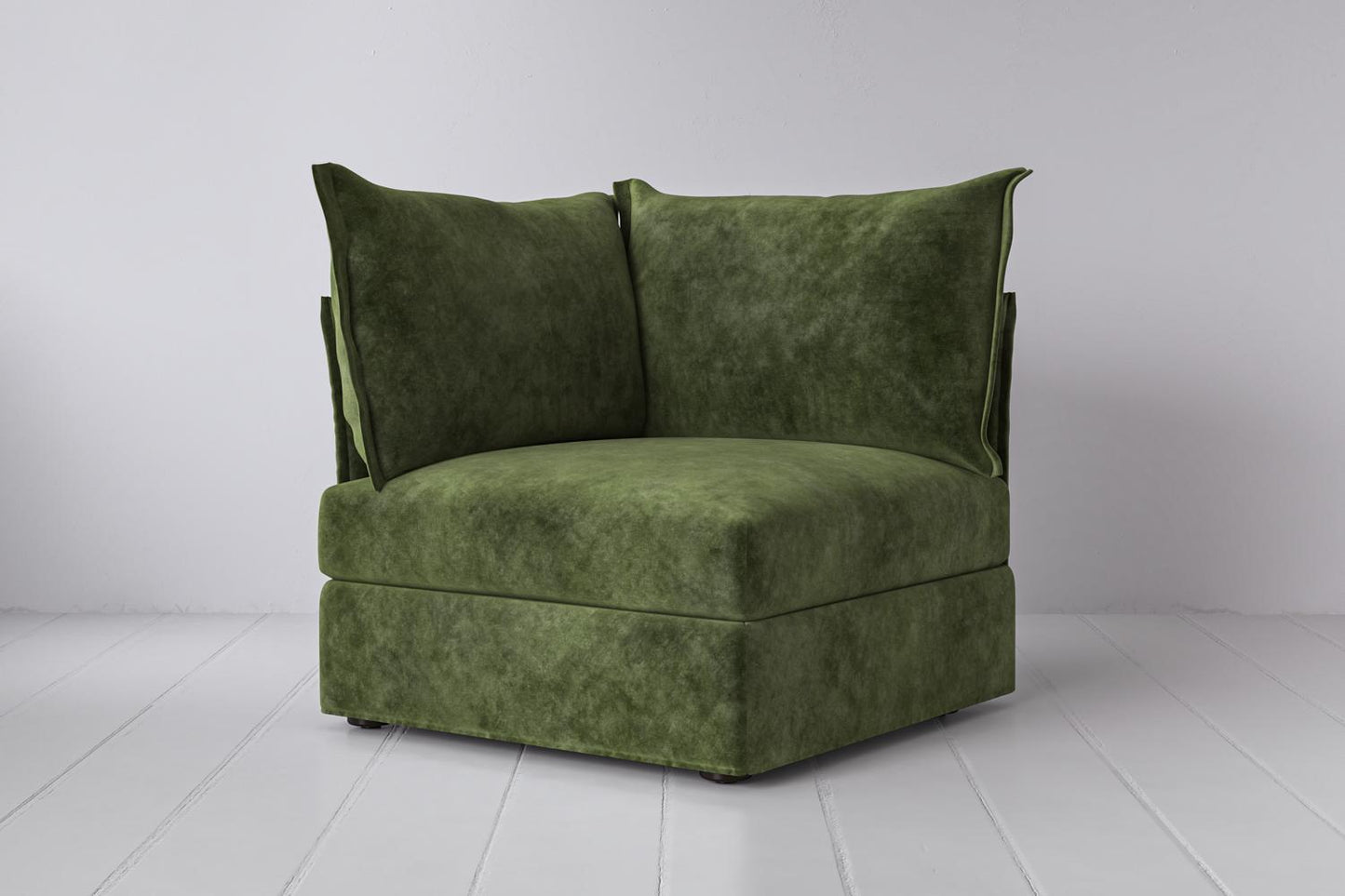 Eckmodul für modulares Sofa Model 06, Tannengrün