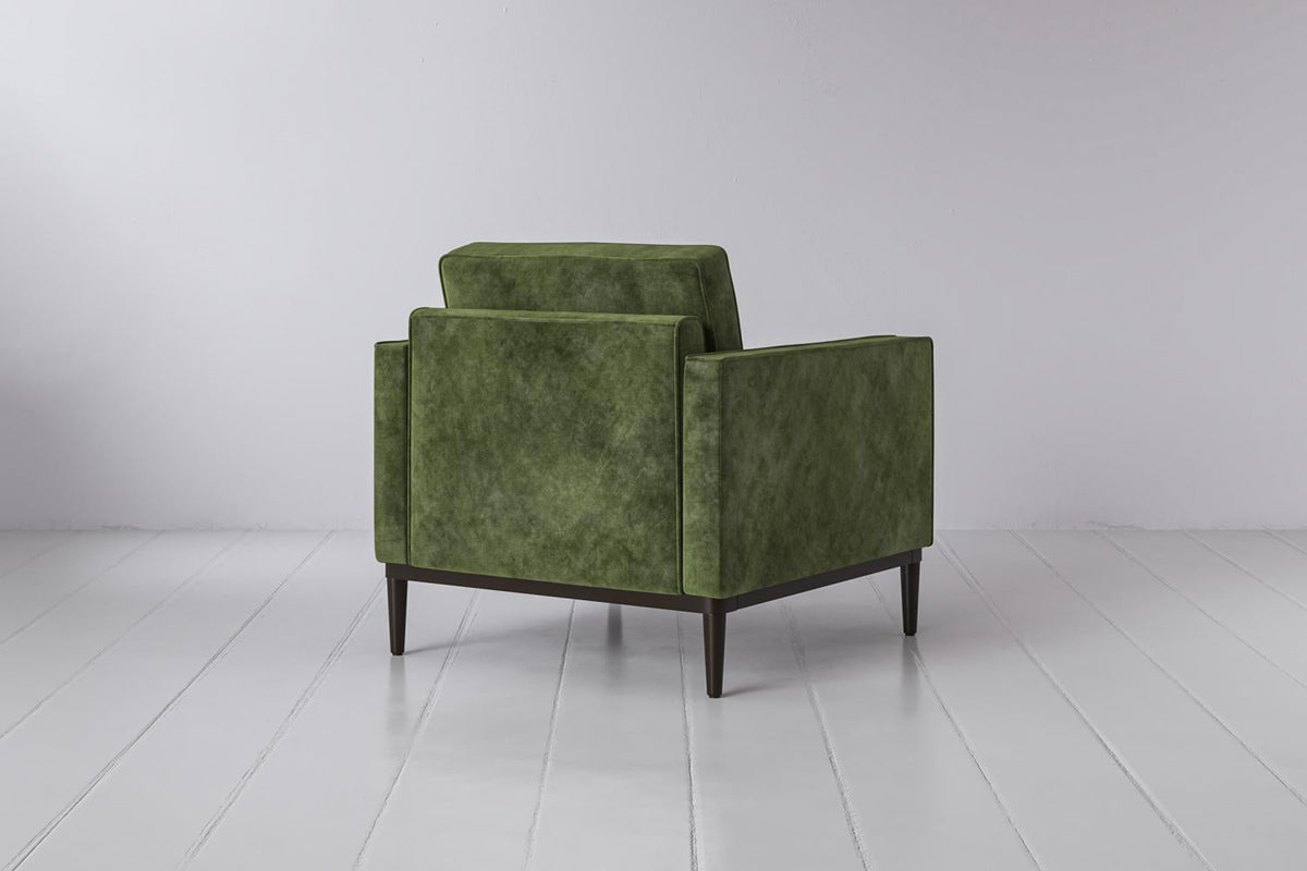 Sessel Model 02, Tannengrün