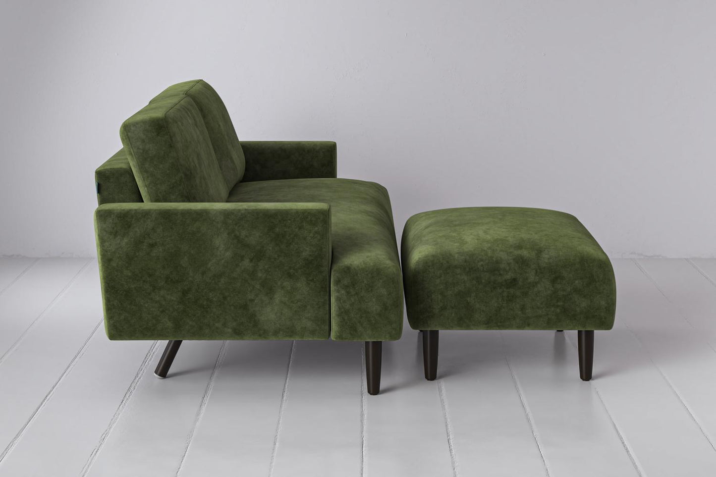 Zweisitzer-Sofa Model 05 mit Chaiselongue links