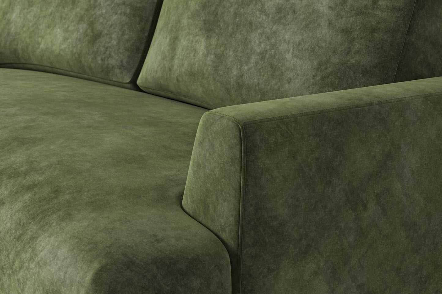Zweisitzer-Sofa Model 05 mit Chaiselongue links