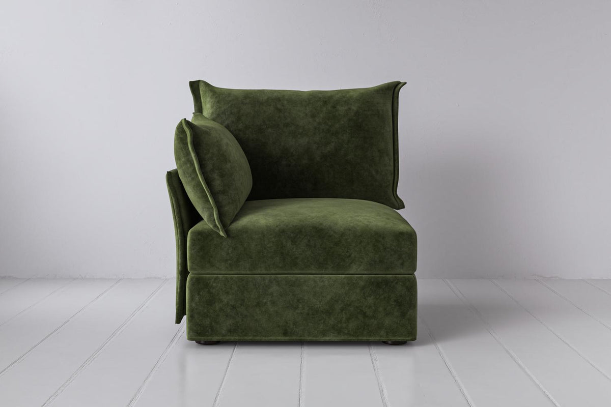 Model 06 Left Arm Module Sofa, Conifer