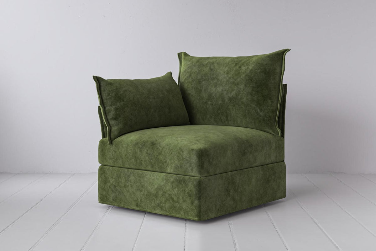 Model 06 Left Arm Module Sofa, Conifer