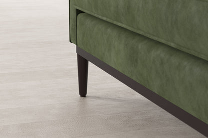 Model 02 2-Seater Sofa with Ottoman, Conifer